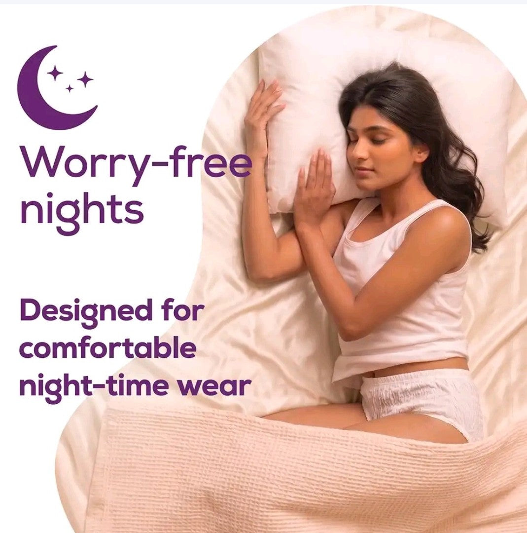 Period panty night-time comfort